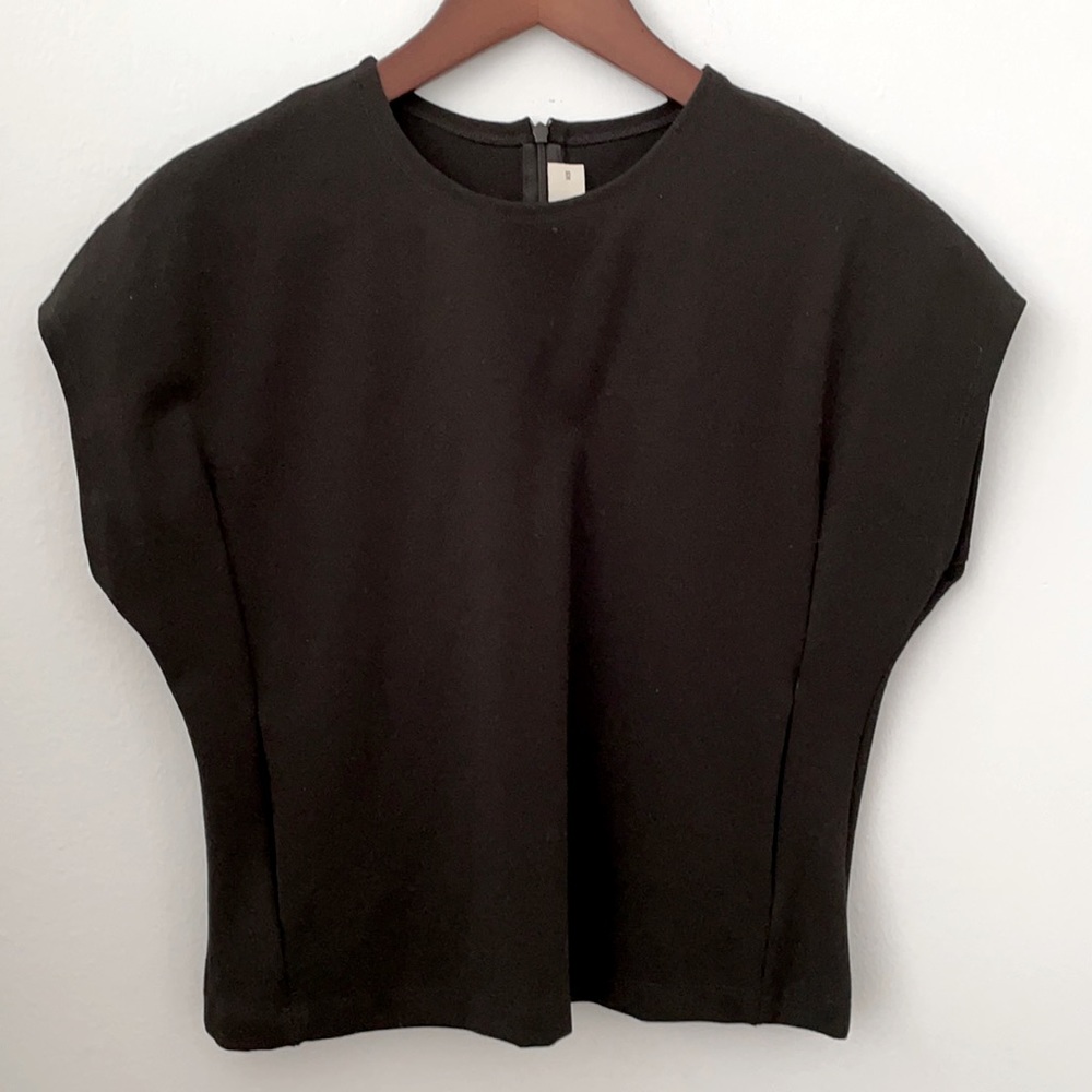 Harlan and Holden Black Blouse with Pockets